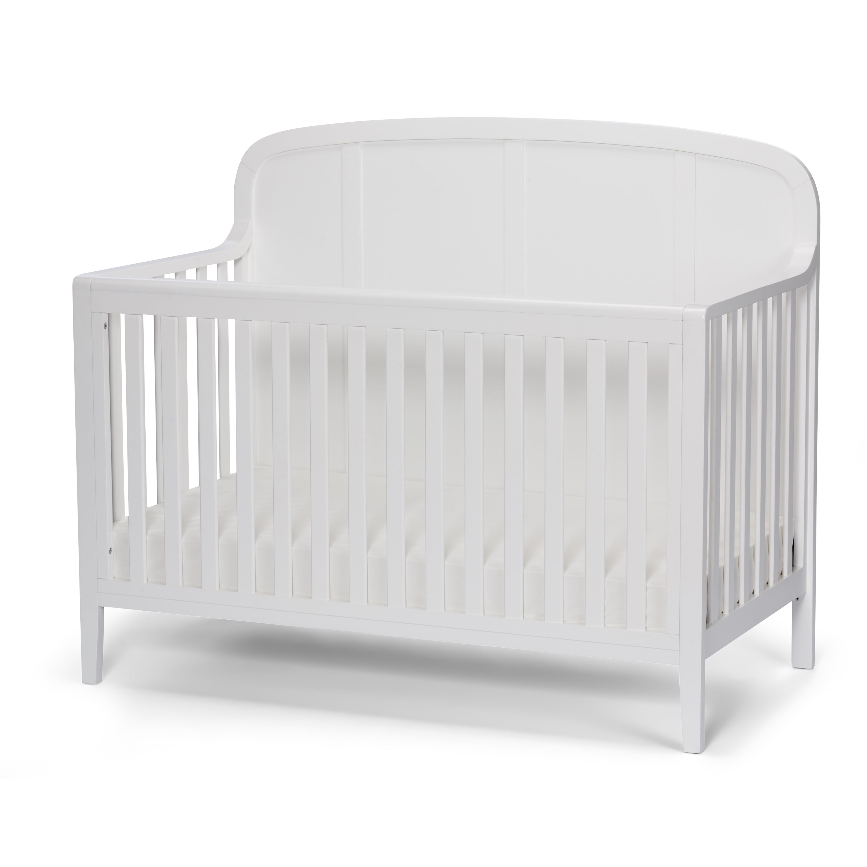 Little Seeds Briar 6-in-1 Convertible Crib, True White