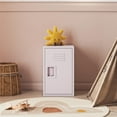 thumbnail image 1 of Max & Finn Casey Kids Stackable Mini Metal Storage Locker, Lavender, 1 of 14