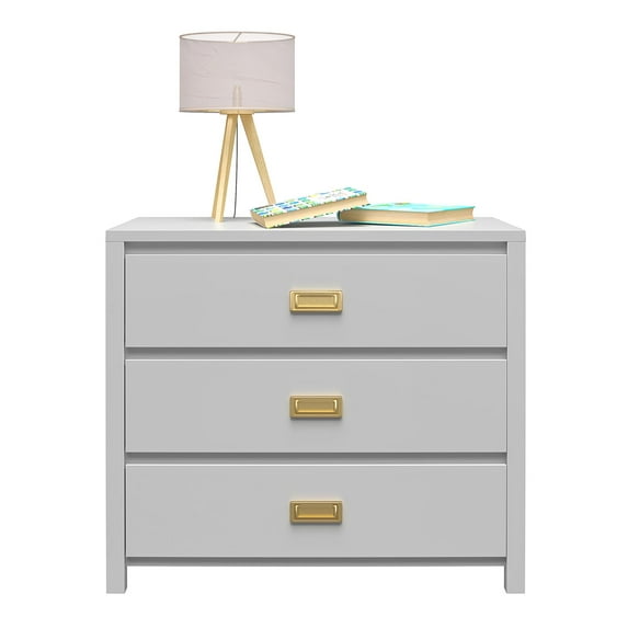 Little Seeds Monarch Hill Haven 3 Drawer Kids' Dresser, Dove Gray