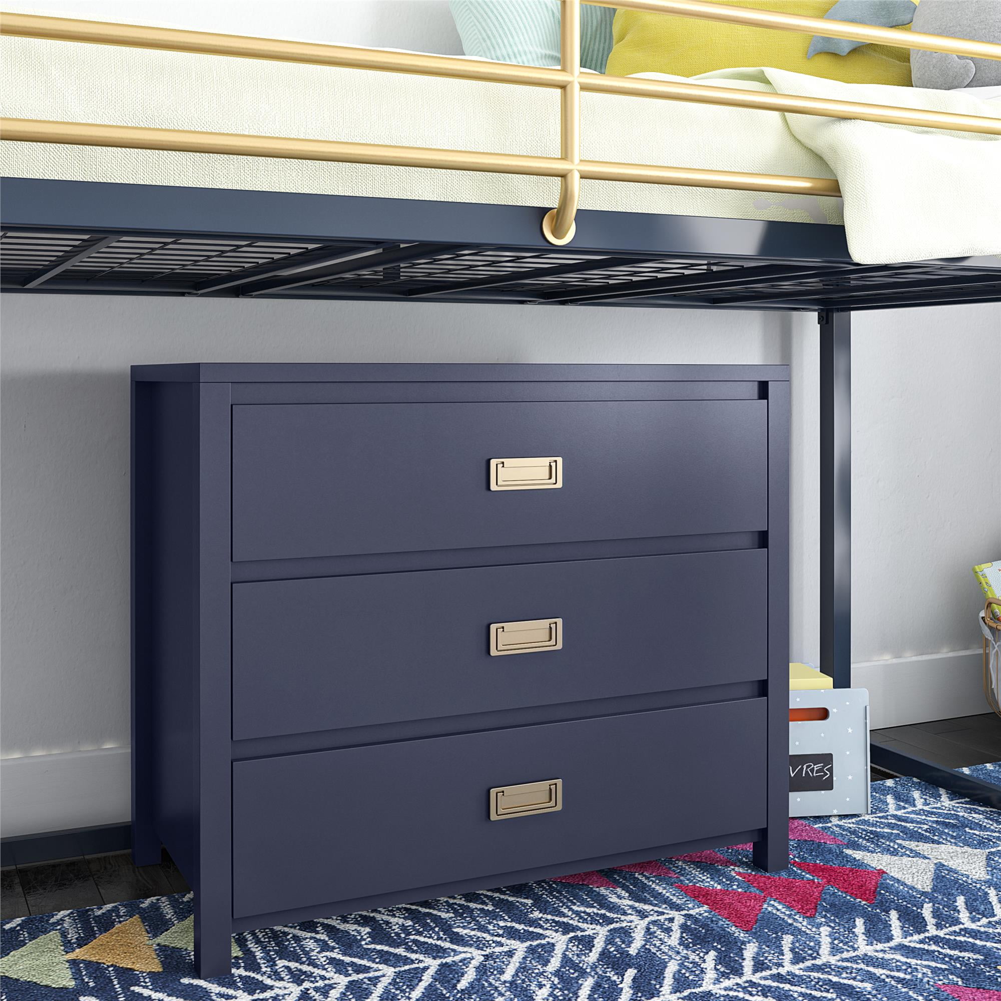 Max & Finn Haven 3-Drawer Kids' Dresser, Navy