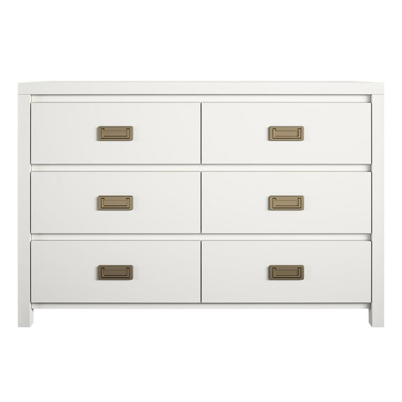 Little Seeds Monarch Hill Haven 6 Drawer Kids Dresser, White