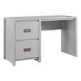 thumbnail image 1 of Little Seeds Monarch Hill Haven Dove Grey Single Pedestal Kids’ Desk, 1 of 8