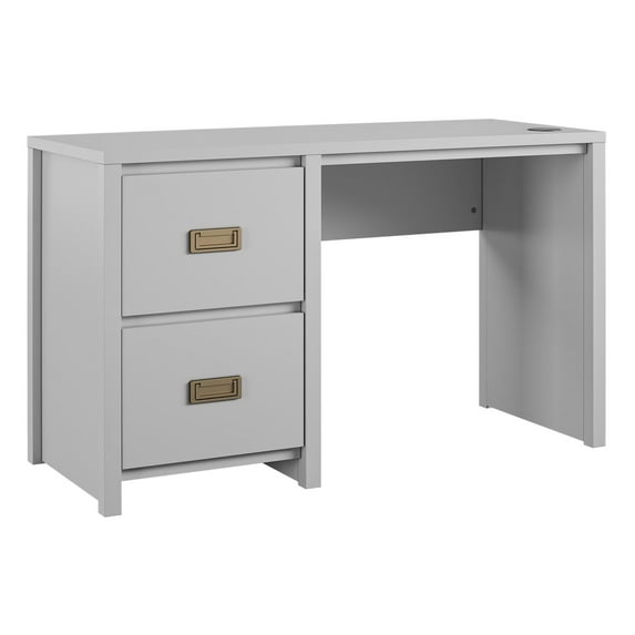 Little Seeds Monarch Hill Haven Dove Grey Single Pedestal Kids’ Desk