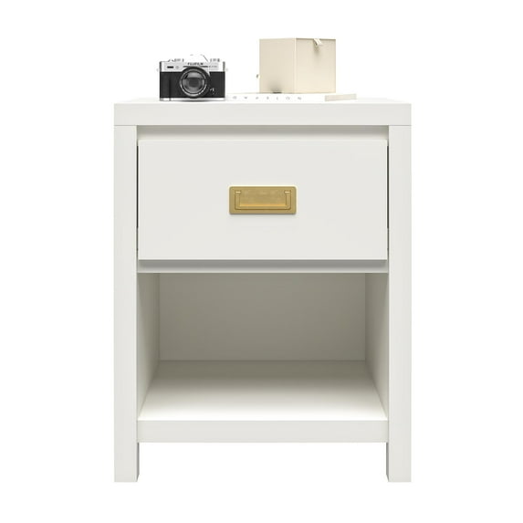 Little Seeds Monarch Hill Haven Kids’ 1 Drawer Nightstand, White
