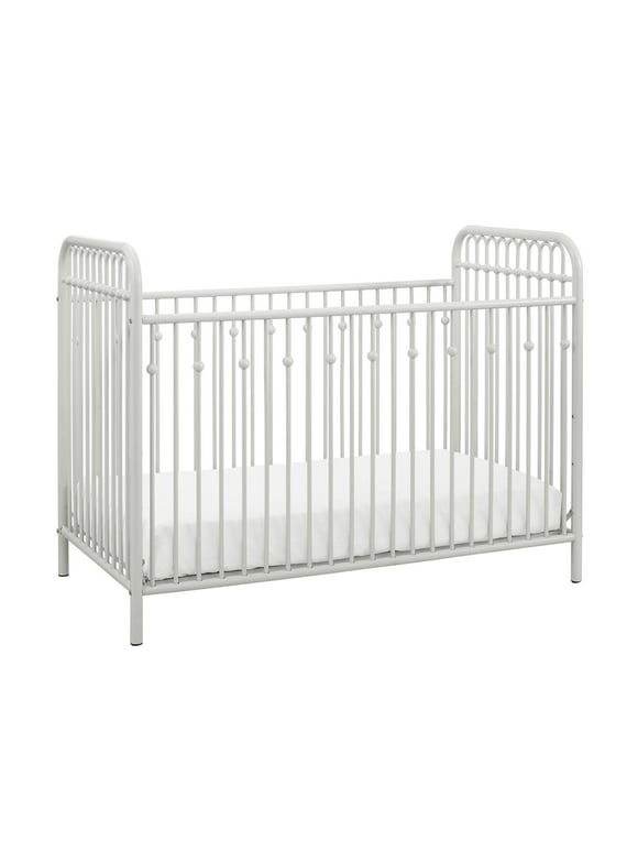 Little Seeds Monarch Hill Ivy Metal Baby Crib, Off White