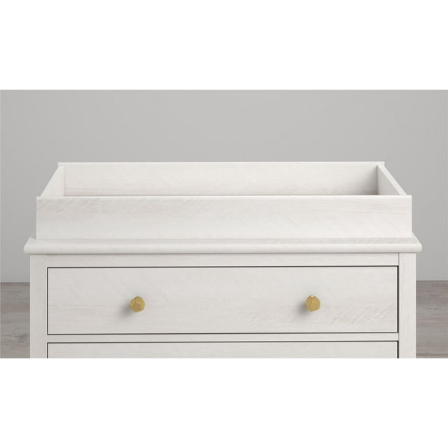 Little Seeds Monarch Hill Poppy Changing Table Topper, Ivory Oak