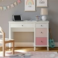thumbnail image 1 of Little Seeds Monarch Hill Poppy Desk, White/Pink, 1 of 14