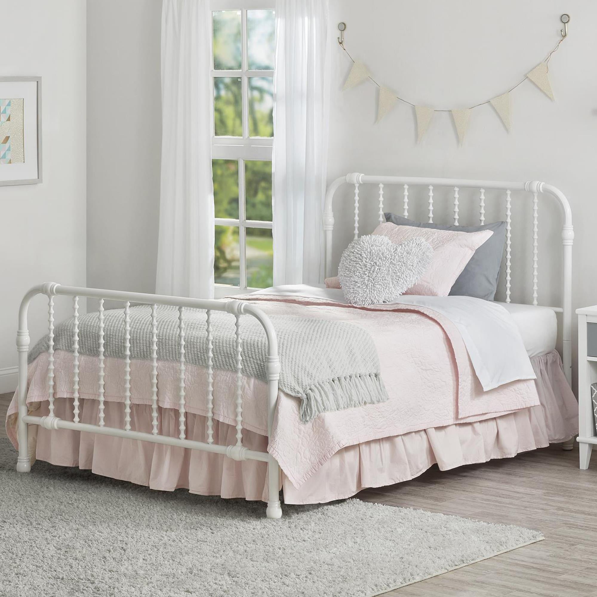 Little Seeds Monarch Hill Wren Metal Bed Full White Walmart