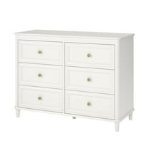 Little Seeds Piper Kids' 6-Drawer Dresser, White