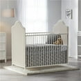 thumbnail image 1 of Little Seeds Piper Upholstered Metal Crib, Cream, 1 of 16
