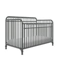 thumbnail image 1 of Little Seeds Raven 3-in-1 Convertible Metal Crib, Nursery Furniture, Gray, 1 of 19