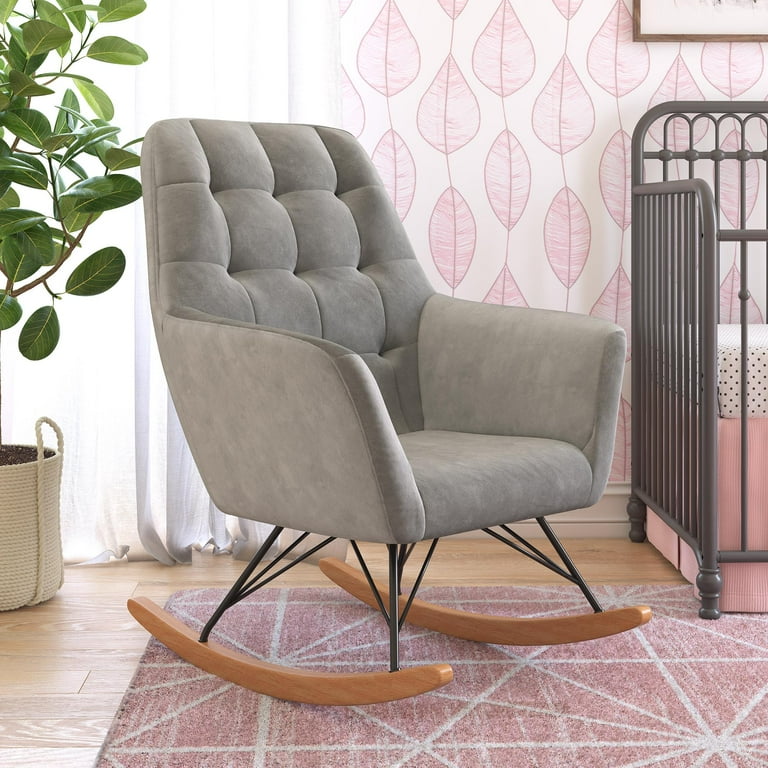 Walmart gray discount rocking chair