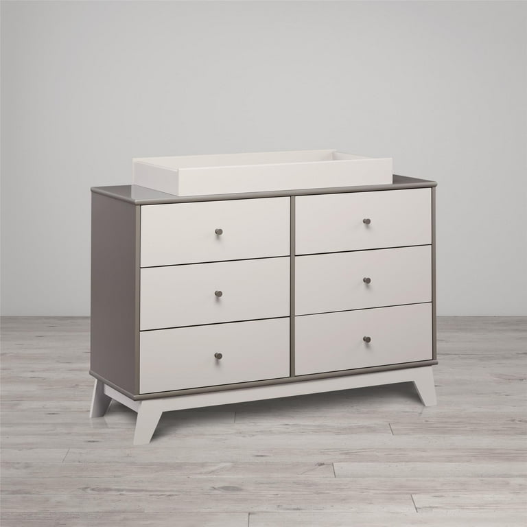 Little Seeds Rowan Valley Flint 6 Drawer Changing Table Multiple