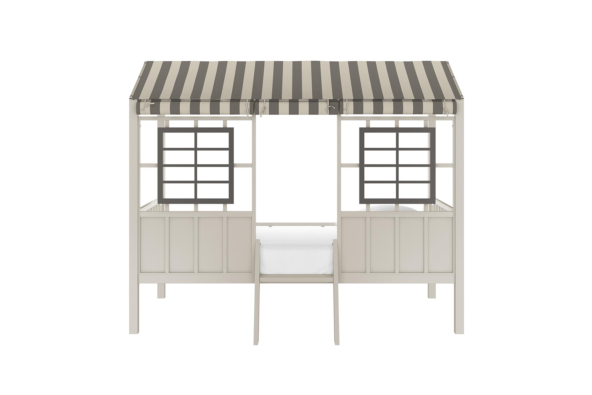 Little Seeds Rowan Valley Forest Loft Bed, Grey/Taupe - Twin - image 1 of 16
