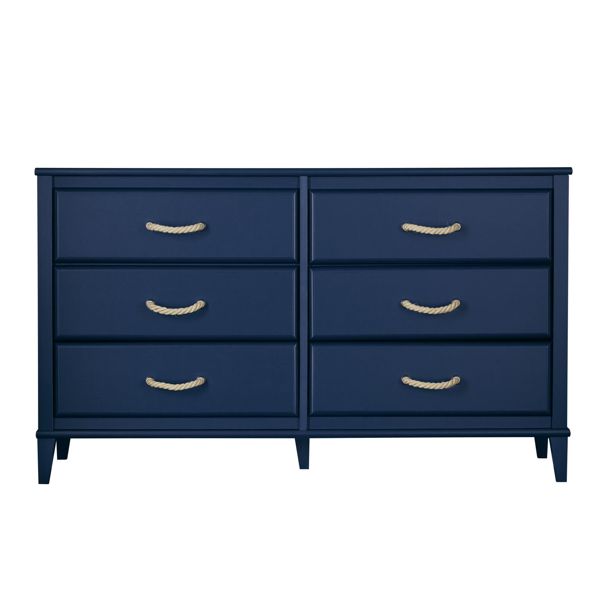 navy blue small dresser Zuri Storm Blue Dresser