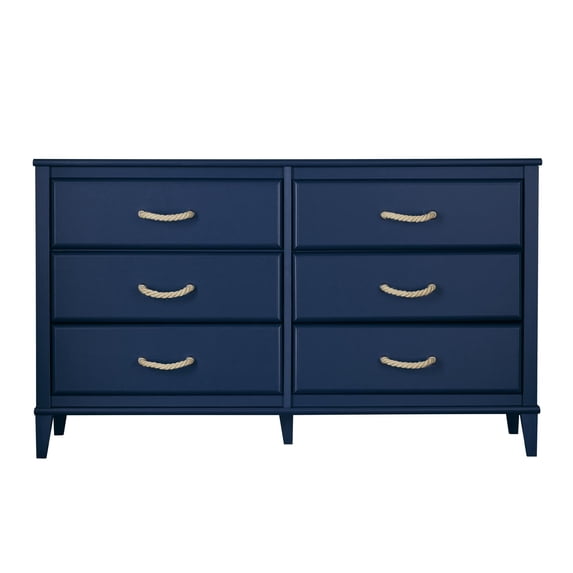 Little Seeds Sierra Ridge Mesa 6 Drawer Dresser, Blue