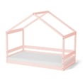 thumbnail image 1 of Little Seeds Trellis Toddler House Bed, Rosewater Pink, 1 of 19