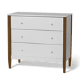 thumbnail image 1 of Little Seeds Clover 3-Drawer Dresser, White/Acorn, 1 of 9