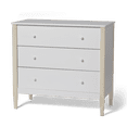 thumbnail image 1 of Little Seeds Clover 3-Drawer Dresser, White/Whitewash Natural, 1 of 9