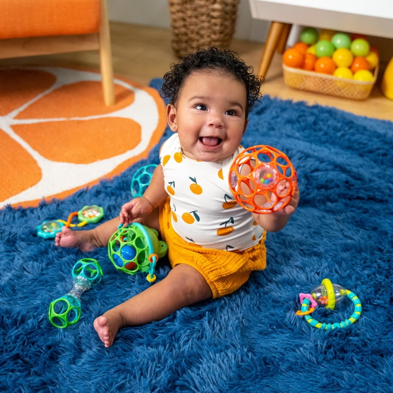 BABYL グッズセット Bright Starts, Baby Toys and Teethers Gift Set, 6pk, Unisex