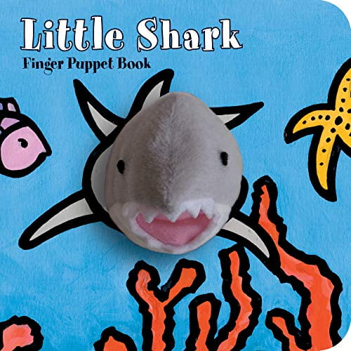 Pre-Owned Little Shark: Finger Puppet Book: (Puppet Book for Baby, Little Toy Board Book, Baby Shark) (Board book) 1452112517 9781452112510