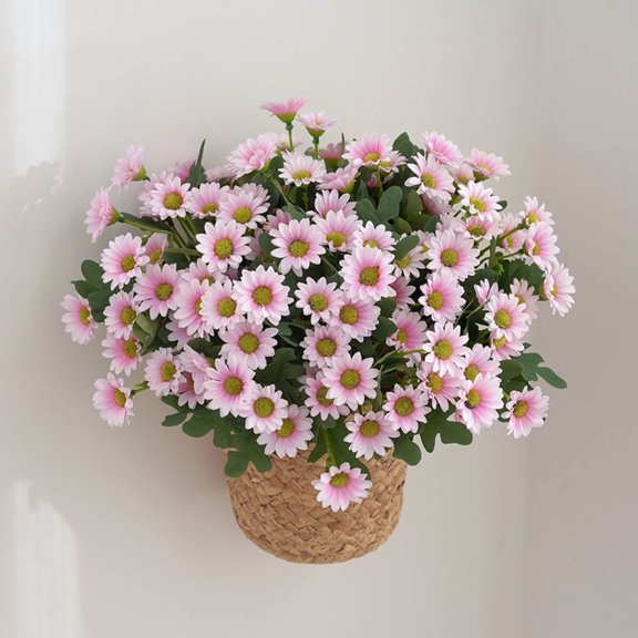 Little Simulation Bouquet - Chamomile Wedding Decoration - Silk & Plastic - 1.4 in Flowers