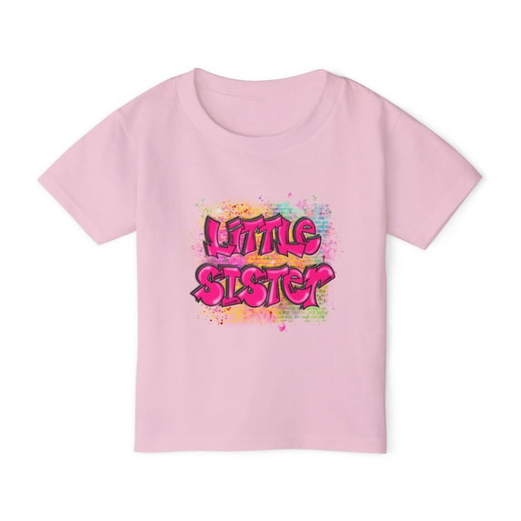 Little Sister Airbrush Apparel Custom Tee Heavy Cotton™ Toddler T-shirt