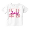thumbnail image 1 of Little Sister Cute Sibling Adorable Youth T Shirt Tee Girls Infant Toddler Brisco Brands 4T, 1 of 5