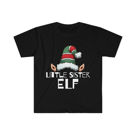 Little Sister Elf Christmas Holidays Xmas Elves