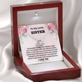 thumbnail image 1 of Little Sister Gift - Love Knot Necklace, Sister Birthday, Christmas Gift, 1 of 10