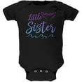 thumbnail image 1 of Little Sister Mermaid Tail Ocean Soft Baby One Piece Black 9-12 M, 1 of 6