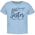 thumbnail image 1 of Little Sister Mermaid Tail Ocean Toddler T Shirt Light Blue 2T, 1 of 1
