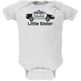 thumbnail image 1 of Little Sister Police Car Soft Baby One Piece White 18-24 M, 1 of 1