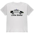 thumbnail image 1 of Little Sister Police Car Youth T Shirt White YXL, 1 of 1