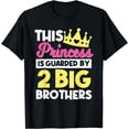 thumbnail image 1 of Little Sister Princess Crown Brother Sibling Relationship T-Shirt, 1 of 4