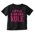 thumbnail image 1 of Little Sister Rule Younger Sis Love Youth T Shirt Tee Girls Infant Toddler Brisco Brands 12M, 1 of 5