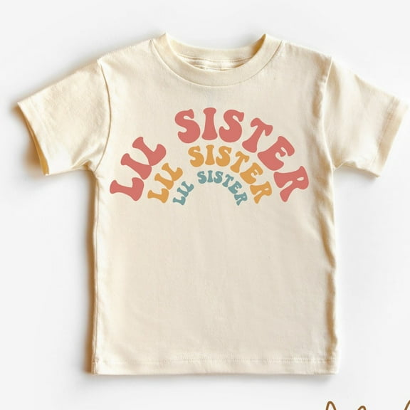 Little Sister Toddler Shirt, Sister Kids Shirt TODDLER SHORT SLEEVE TEE BELLA CANVAS 3001T