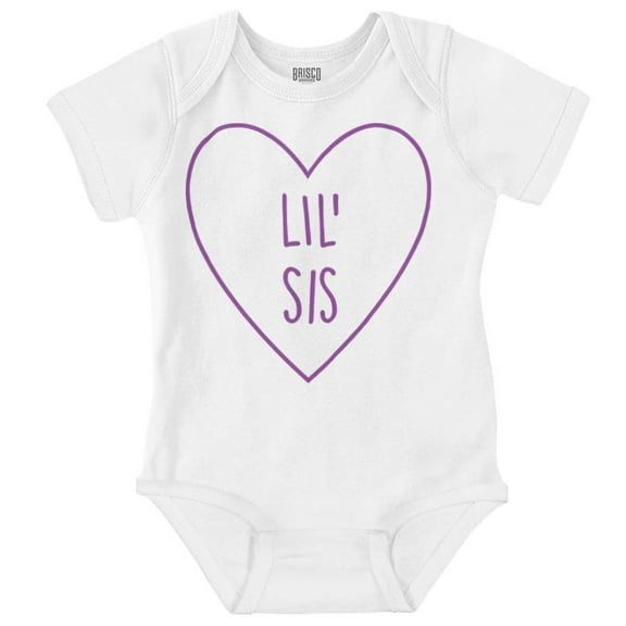 Little Sisters Sis Younger Adorable Bodysuit Jumper Girls Infant Baby Brisco Brands 18M