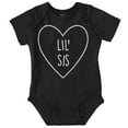 thumbnail image 1 of Little Sisters Sis Younger Adorable Bodysuit Jumper Girls Infant Baby Brisco Brands 6M, 1 of 6