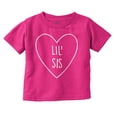 thumbnail image 1 of Little Sisters Sis Younger Adorable Youth T Shirt Tee Girls Infant Toddler Brisco Brands 6M, 1 of 5