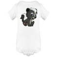 thumbnail image 1 of Little Skunk Doodle Bodysuit Infant -Image by Shutterstock,  6 Months, 1 of 2