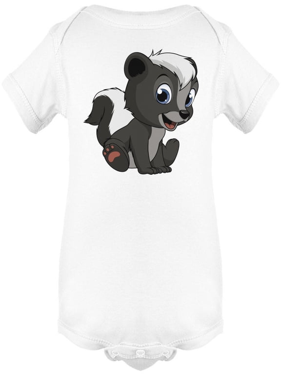 Little Skunk Doodle Bodysuit Infant -Image by Shutterstock, Newborn