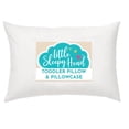 thumbnail image 1 of Little Sleepy Head Toddler Pillow with Toddler Pillowcase (White) Best Pillow for Kids! 13x18", 1 of 7