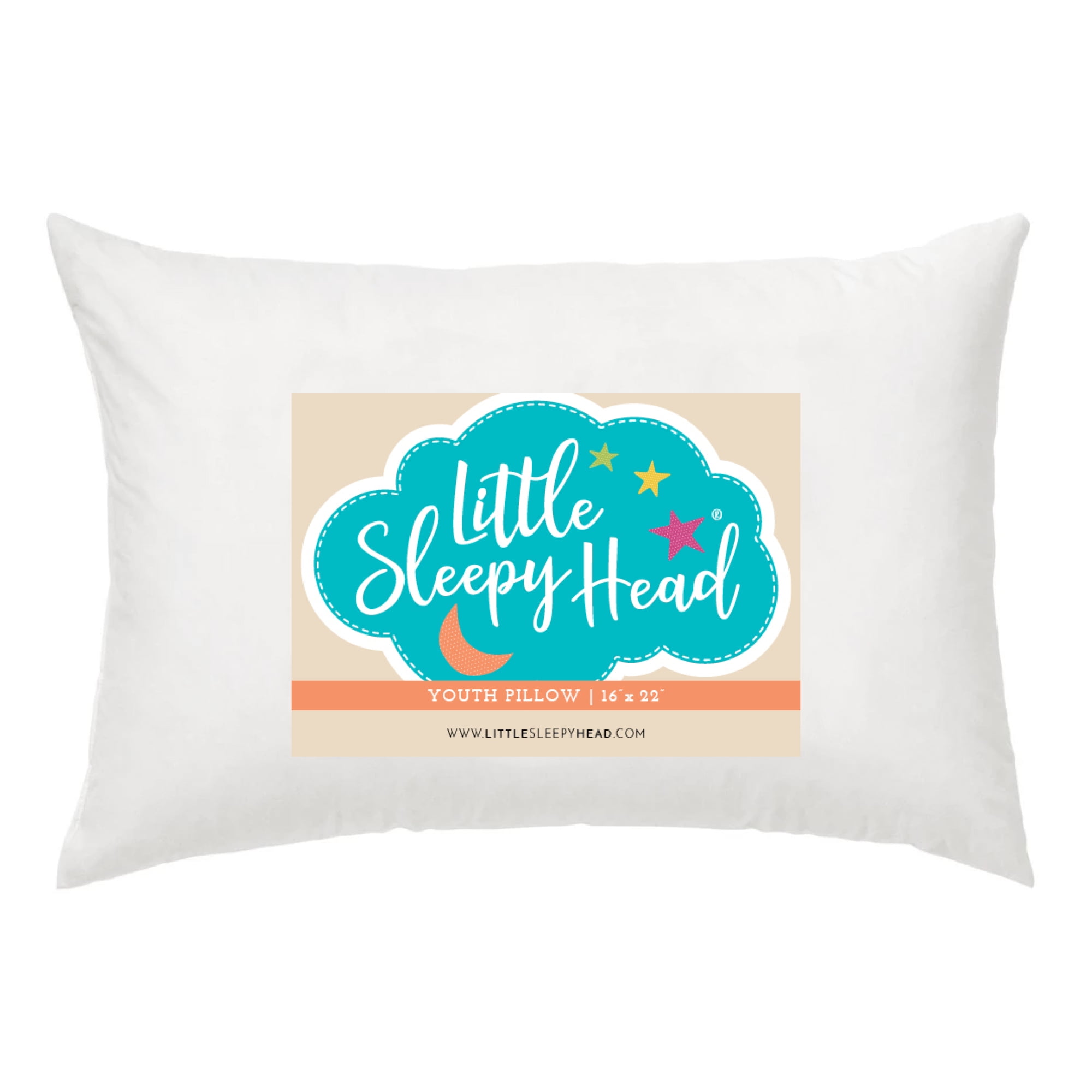 Little Sleepy Head Youth Pillow 16x22, Premium Jumbo Toddler Pillow