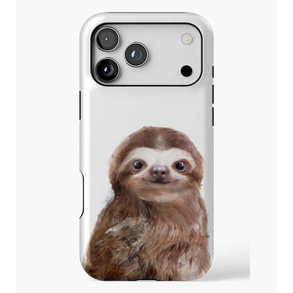 Little Sloth M346, Case for iPhone 17/16/15/14/13/12/11 Pro Max – Stylish Unisex Protective Cover