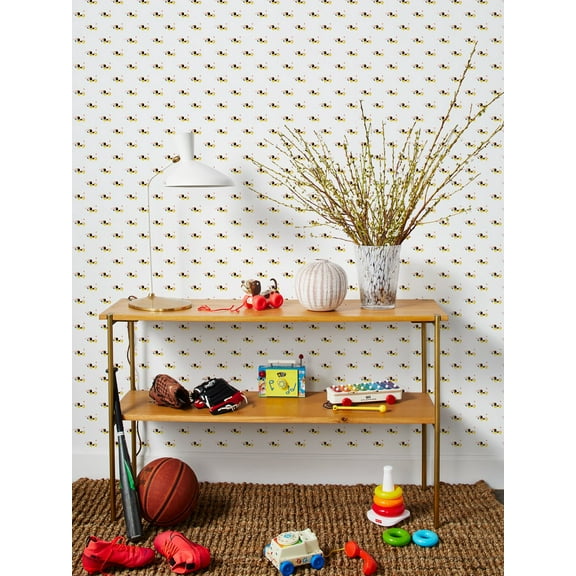 Little Snoopy Removable Vinyl Wallpaper by Fisher-Price - White