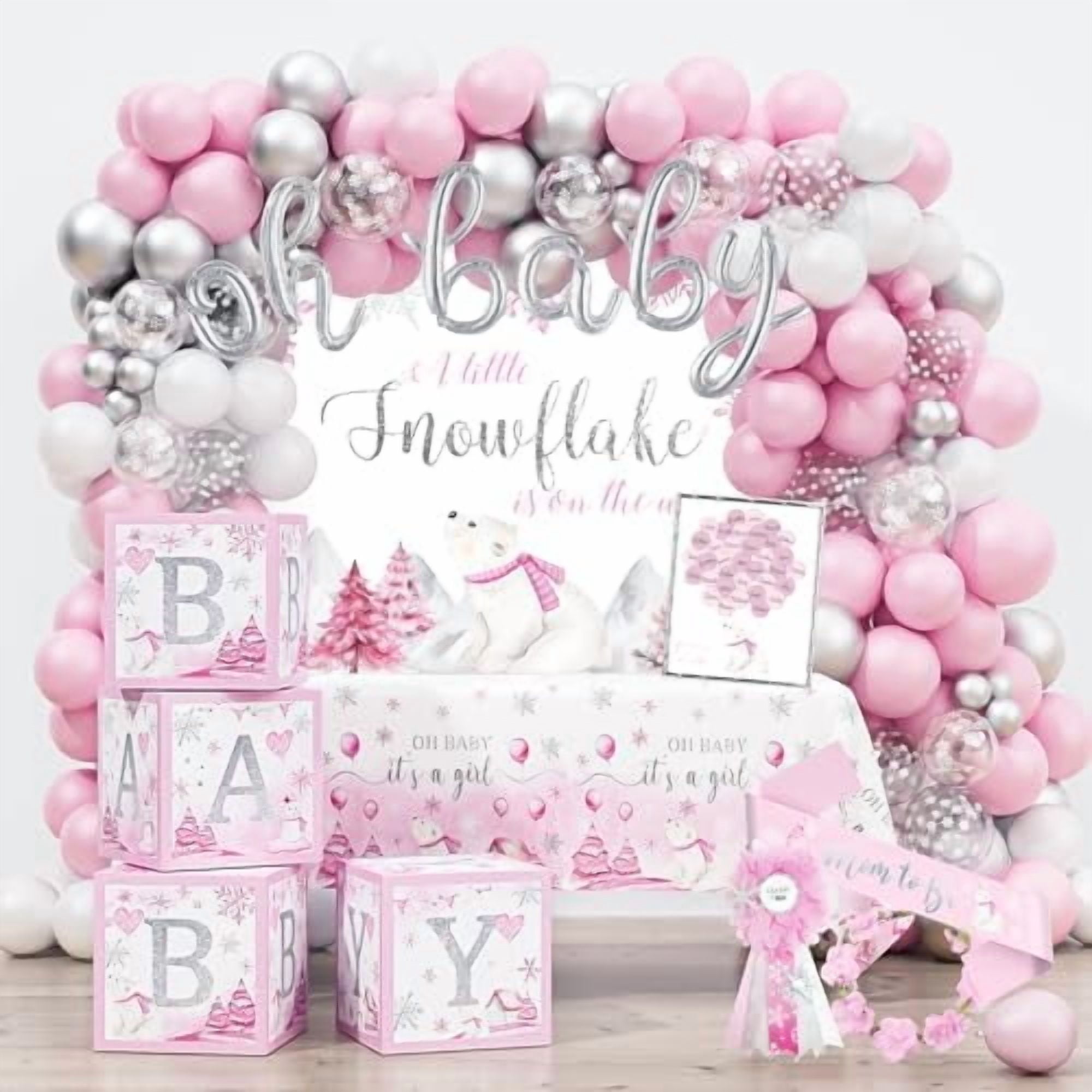Twinkle Twinkle Little Star How We Wonder What You are Banner Gender Reveal Decorations He or She Pink Blue Gold Star Baby Shower Party Supplies Glitter Décor Pre-Strung
