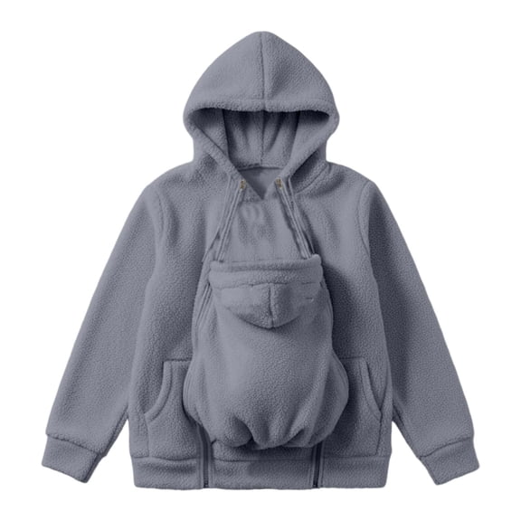 Little Snug Fleece Sweater Hoodie for Mom Pouch Carrying , 3XL
