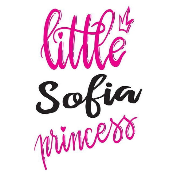 Little Sofia Princess: 6x9 College Ruled Line Paper 150 Pages (Paperback)