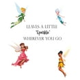 thumbnail image 1 of Little Sparkle Fairy Fairies Quote Cartoon Decors Wall Sticker Art Design Decal for Girls Boys Kids Room Bedroom Nursery Kindergarten House Home Decor Stickers Wall Art Vinyl Decoration (30x27 inch), 1 of 1